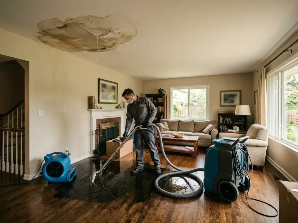 attic-pipe-burst-ceiling-drip-008 — frequently asked questions, Water Damage Restoration & Carpet Care in Burtonsville, MD